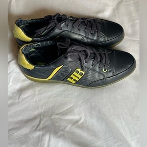 HUGO BOSS Black Leather Men's Shoes